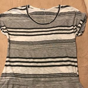 Black and White Stripe T Shirt